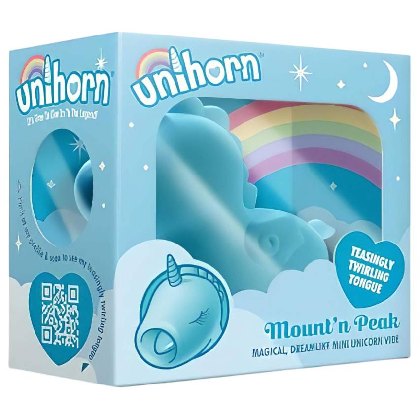 Unihorn Mount'n Peak - akkus unikornis csiklóizgató (kék) - Image 4