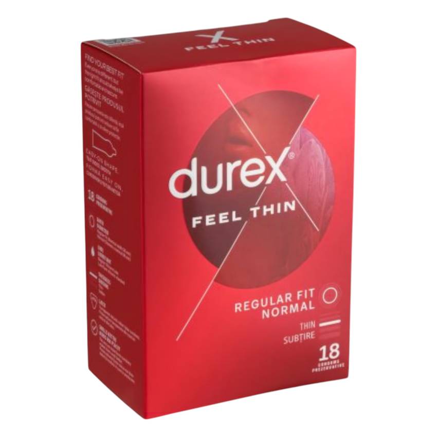 Durex Feel Thin - élethű érzés óvszer (18db) - Image 2