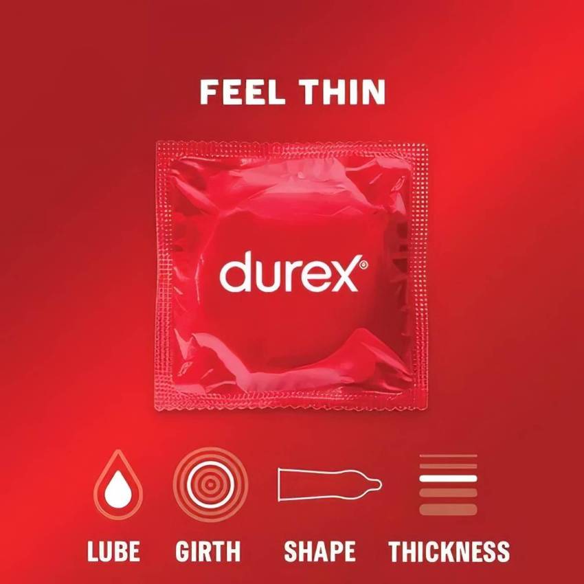 Durex Feel Thin - élethű érzés óvszer (18db) - Image 3