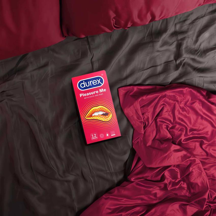 Durex Emoji PleasureMe - bordázott-pontozott óvszer (12db) - Image 3