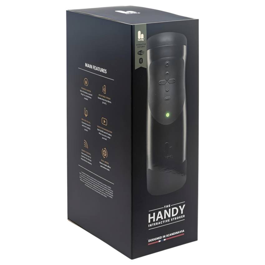 The Handy 1.1 - okos, hálózati, VR maszturbátor (fekete) - Image 6