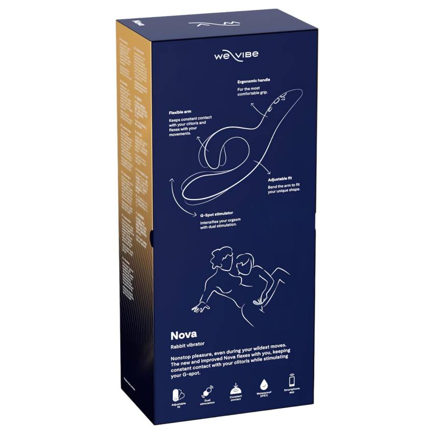 We-Vibe Nova 2 - akkus, okos csiklókaros vibrátor (kék) - Image 2