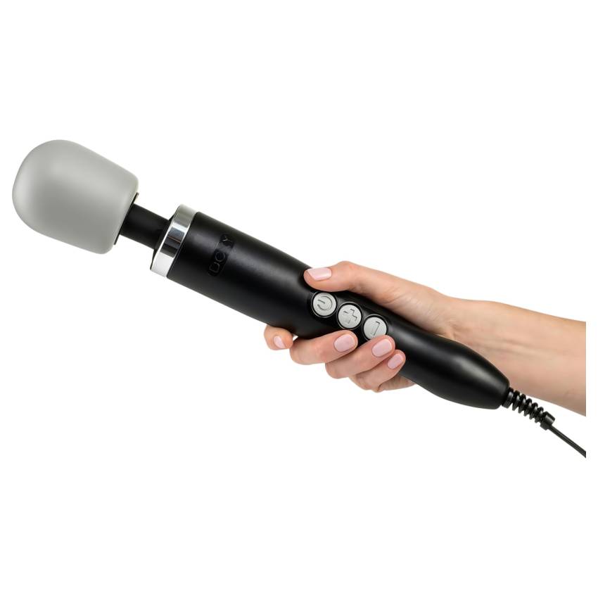 Doxy Wand Original - hálózati masszírozó vibrátor (fekete) - Image 7