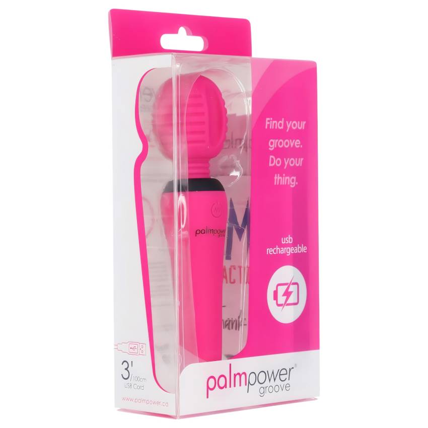 PalmPower groove - akkus masszírozó vibrátor (pink) - Image 5