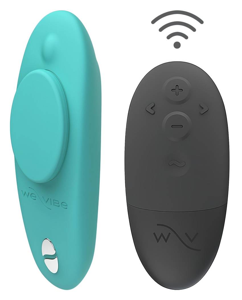 We-Vibe Moxie+ - rádiós, okos csikló vibrátor (türkiz) - Image 2