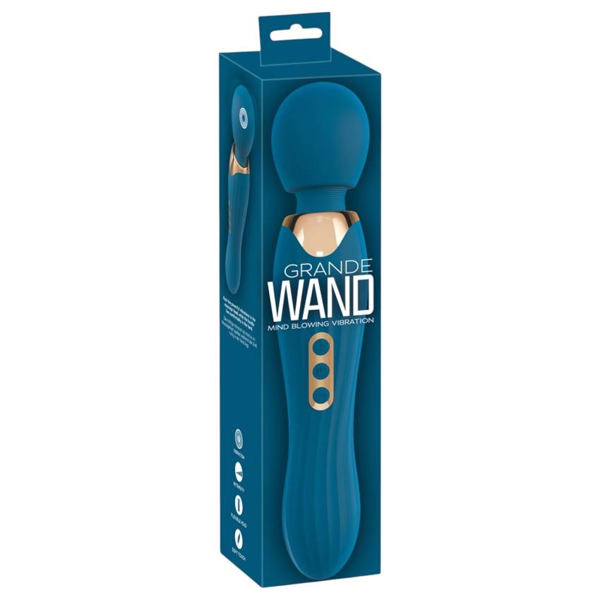 You2Toys Grande - akkus masszírozó vibrátor (kék) - Image 9