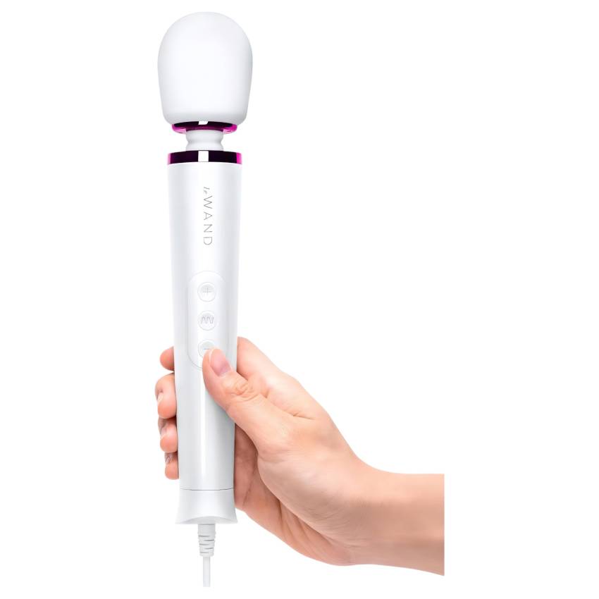 Le Wand Petite Plug-In - hálózati masszírozó vibrátor (fehér) - Image 2