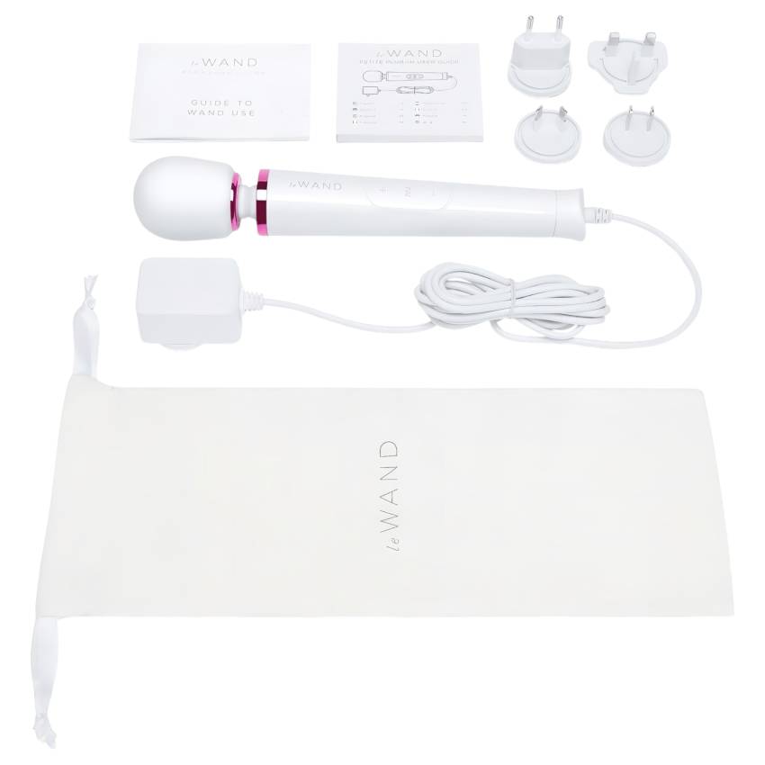 Le Wand Petite Plug-In - hálózati masszírozó vibrátor (fehér) - Image 6