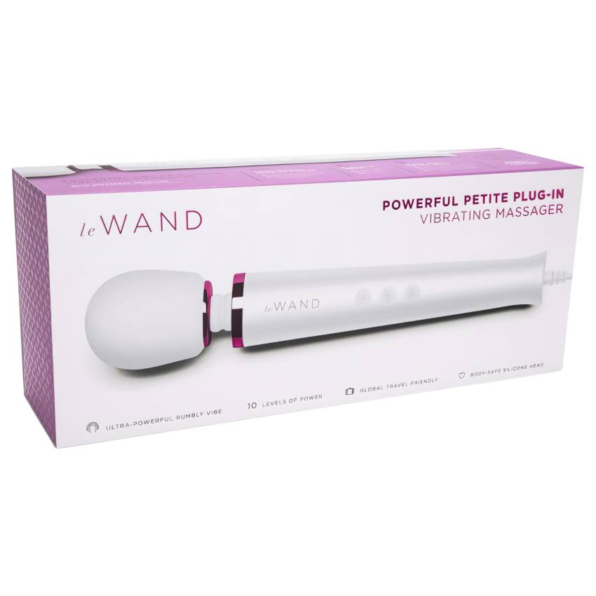 Le Wand Petite Plug-In - hálózati masszírozó vibrátor (fehér) - Image 7