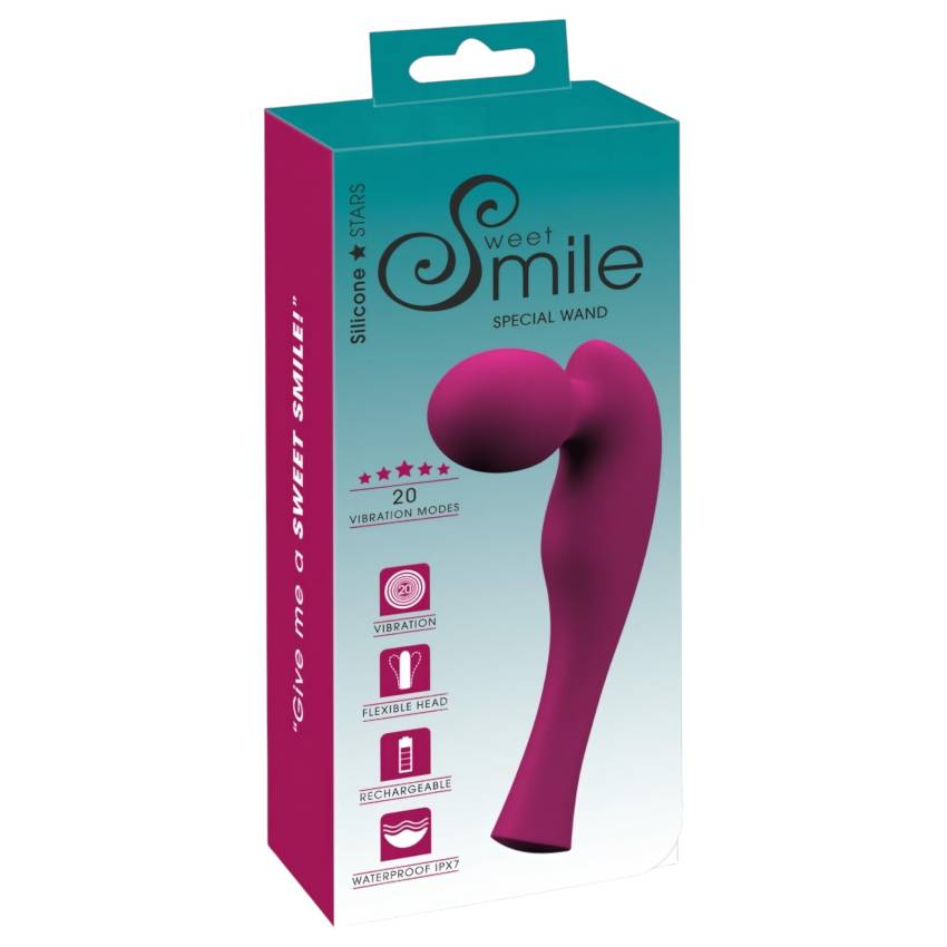 SMILE Special Wand - akkus masszírozó vibrátor (pink) - Image 9