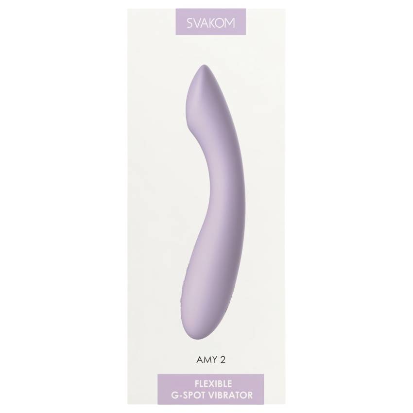 Svakom Amy 2 - akkus, vízálló G-pont vibrátor (lila) - Image 7