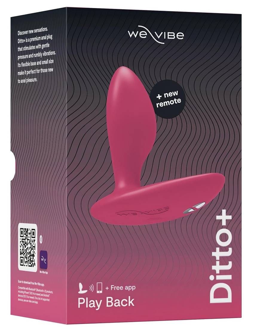 We-Vibe Ditto+ - okos, akkus anál vibrátor (pink) - Image 10