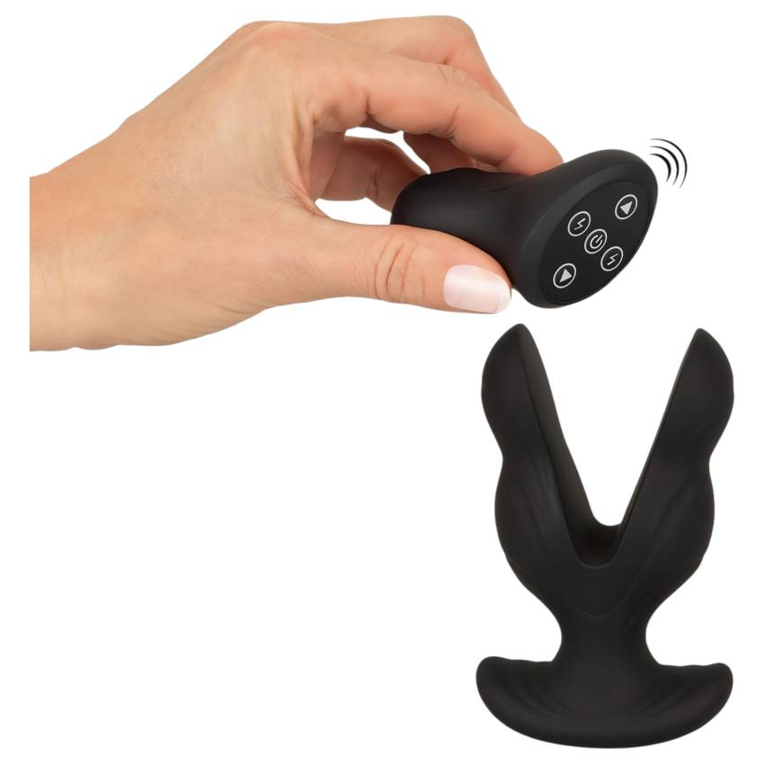 ANOS - kétágú anál vibrátor (fekete) - Image 4