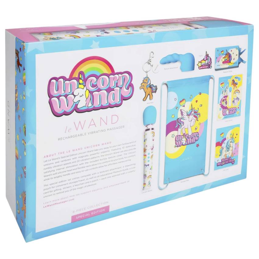 le Wand Unicorn - masszírozó vibrátor szett (szivárvány) - Image 7