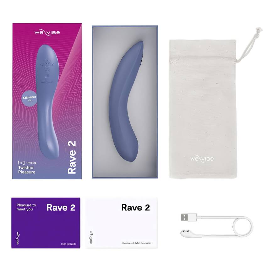 We-Vibe Rave 2 - okos, akkus G-pont vibrátor (kék) - Image 8