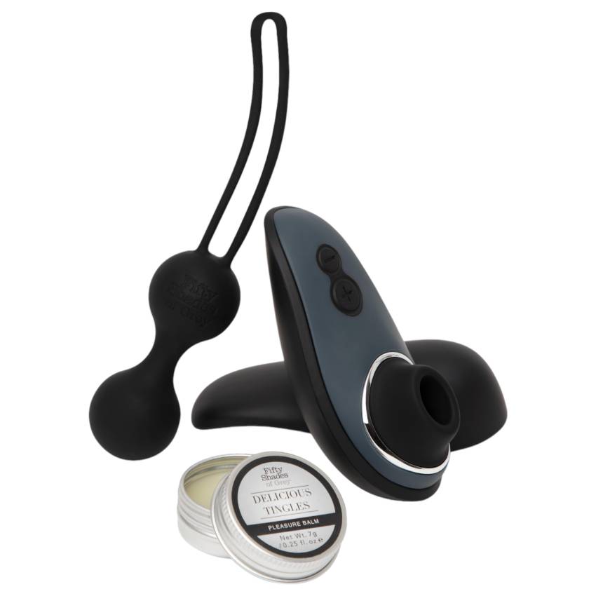 Womanizer Desire Blooms - szexjáték szett - 3db (fekete) - Image 2