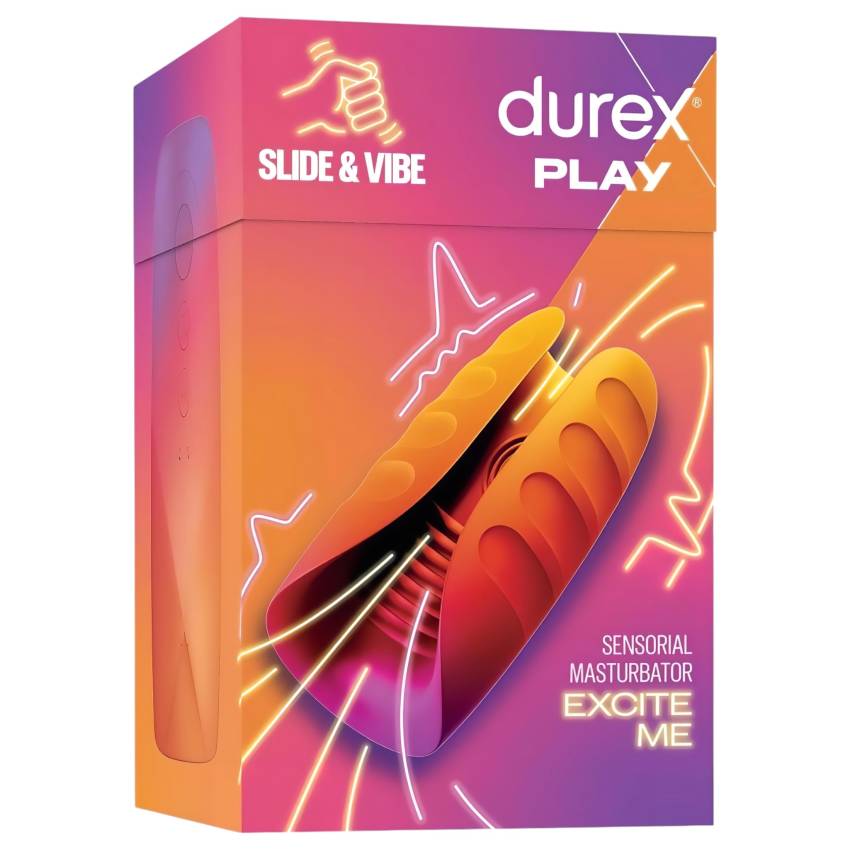 Durex Slide & Vibe - akkus, vízálló makkvibrátor (pink) - Image 3