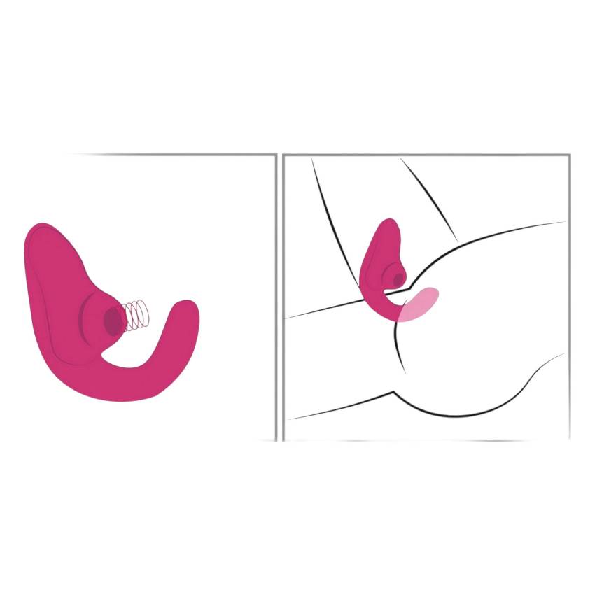 Womanizer Blend - G-pont vibrátor és csiklóizgató (pink) - Image 7