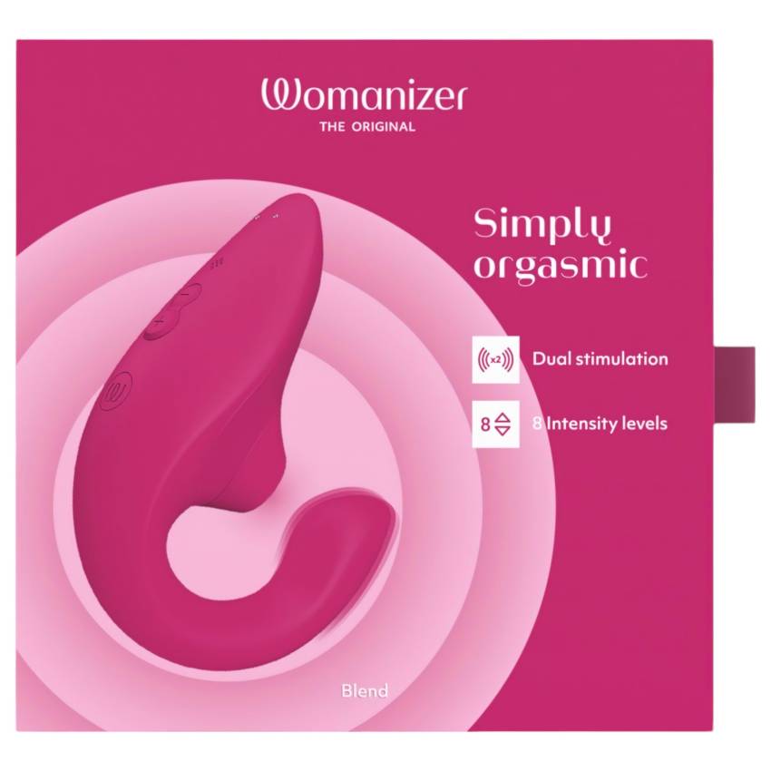 Womanizer Blend - G-pont vibrátor és csiklóizgató (pink) - Image 9