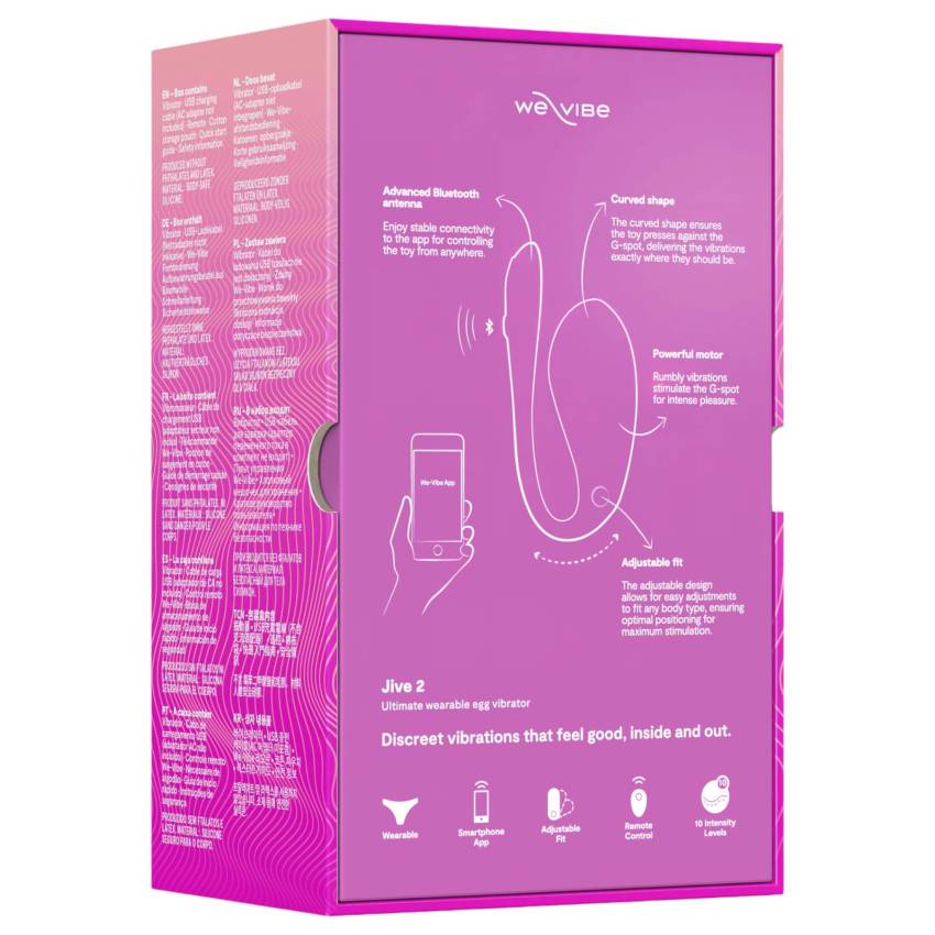 We-Vibe Jive 2 - akkus, okos vibrotojás (pink) - Image 10