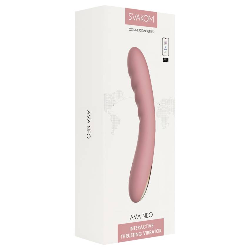 Svakom Ava Neo - okos le-fel vibrátor (pink) - Image 9