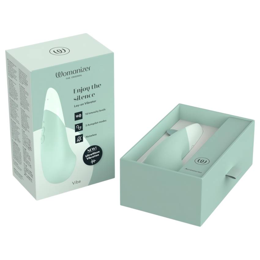 Womanizer Vibe - csikló vibrátor (zöld) - Image 9