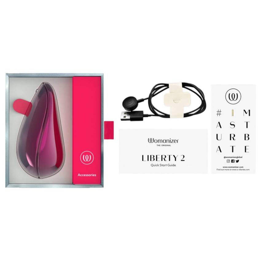 Womanizer Liberty 2 Iggy Azalea - léghullámos csiklóizgató (pink) - Image 6