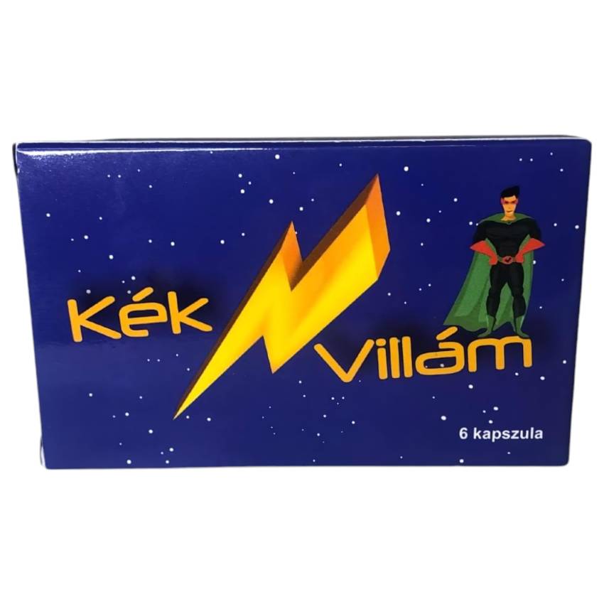 Kék Villám - étrend kiegészítő kapszula férfiaknak (6db)
