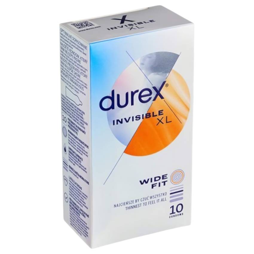 Durex Invisible XL - extra nagy óvszer (10db) - Image 3