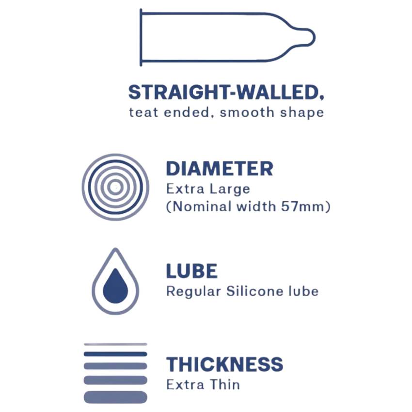 Durex Invisible XL - extra nagy óvszer (10db) - Image 6