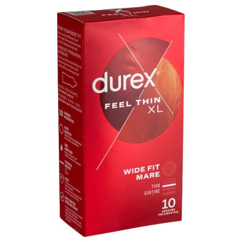 Durex Feel Thin XL - élethű érzés óvszer (10db) - Image 2