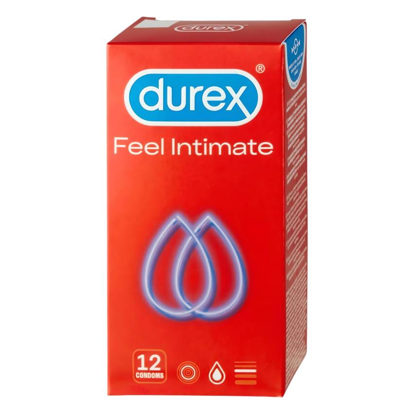 Durex Feel Intimate - vékonyfalú óvszer csomag (3x12db) - Image 3
