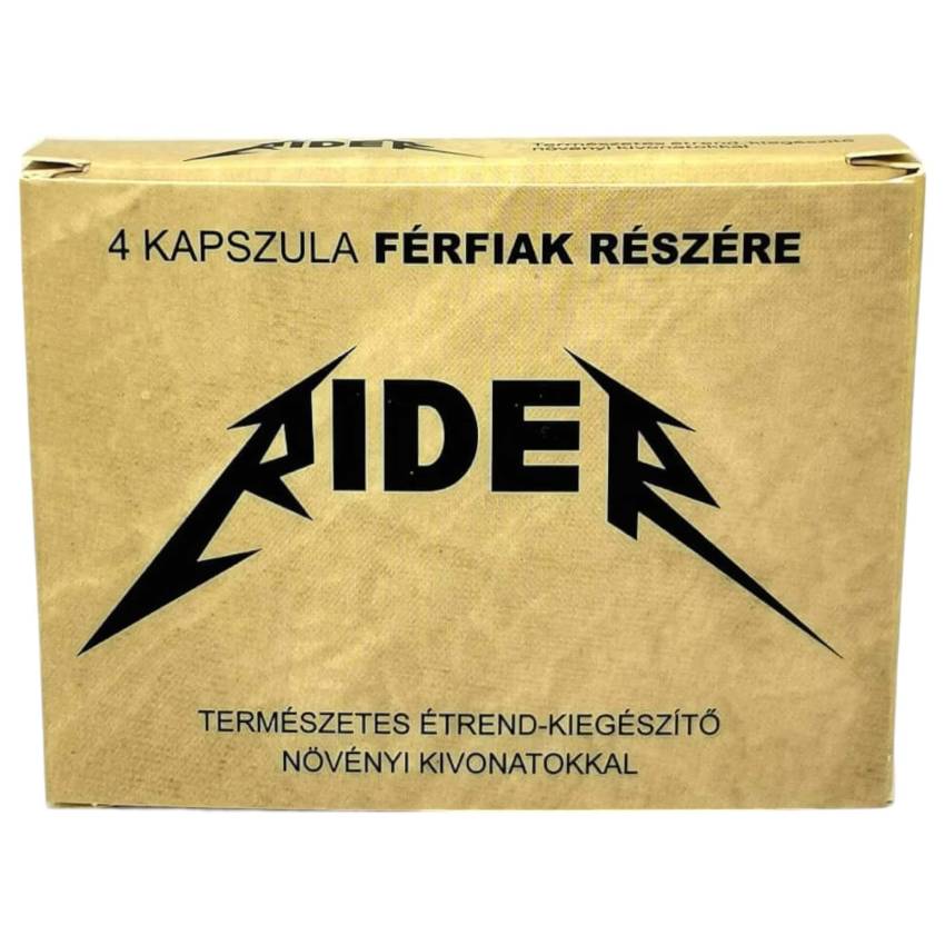 Rider - természetes étrend kiegészítő férfiaknak (4db)