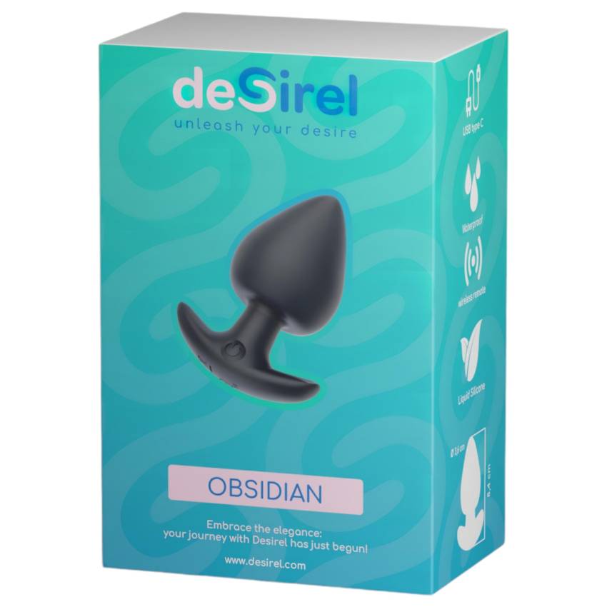 Desirel Obsidian - okos, anál vibrátor (fekete) - Image 6