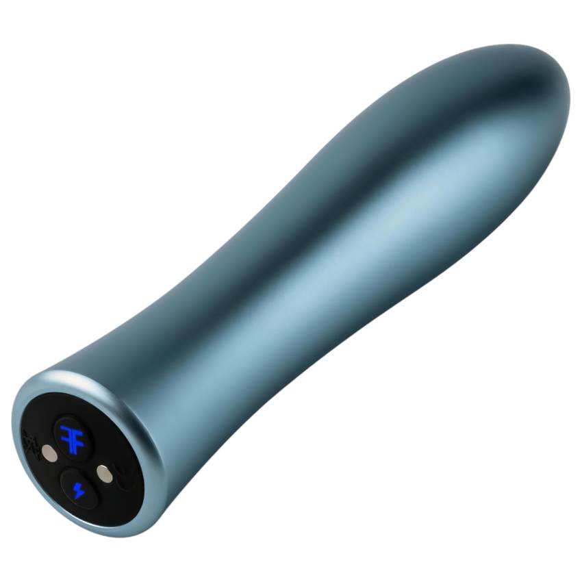 FemmeFunn Bougie - alumínium prémium vibrátor (ezüst) - Image 3
