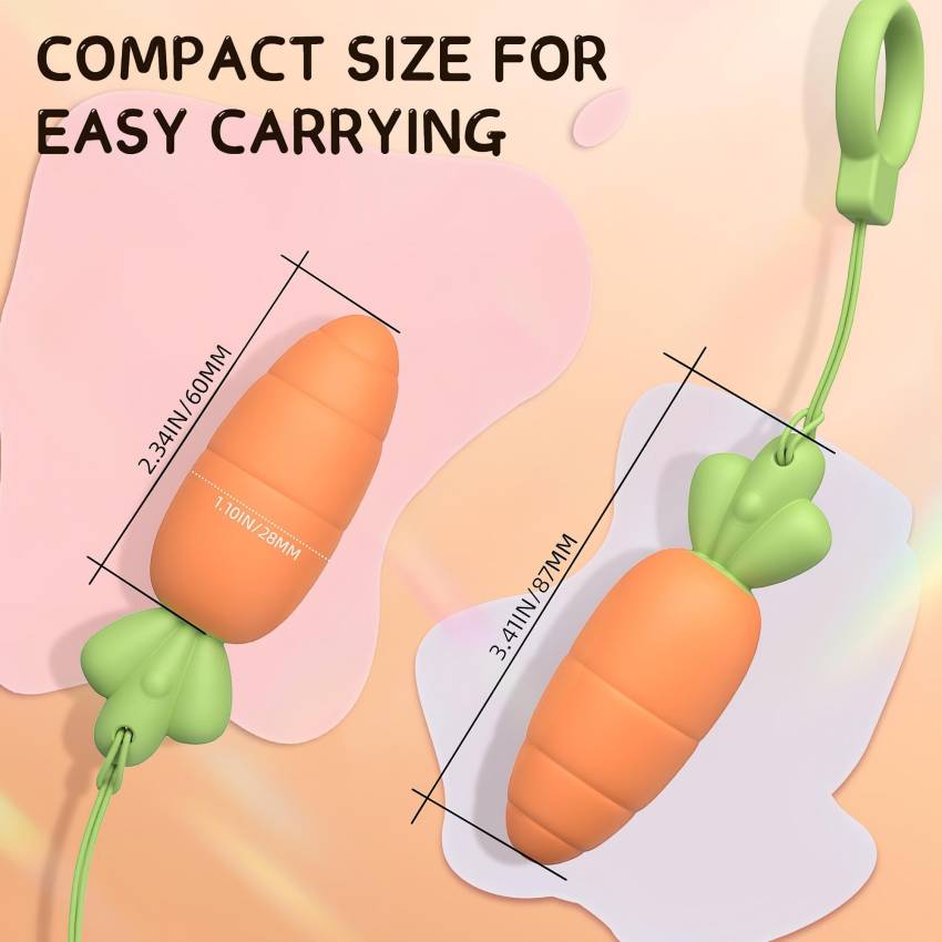 Sex HD Carrots - répa vibrátor (narancs) - Image 7