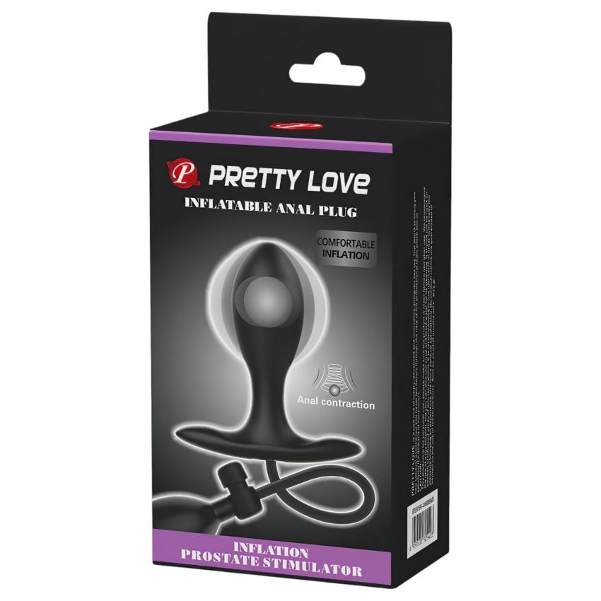 Pretty Love - felfújható anál tágító belső golyóval (fekete) - Image 2