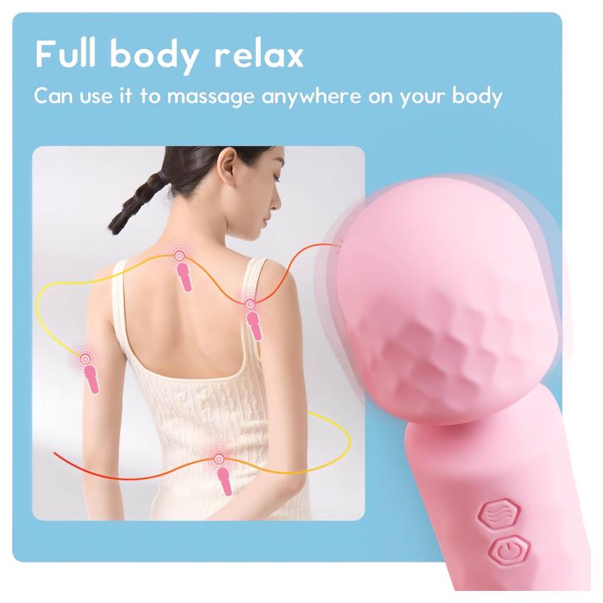 Vibeconnect - akkus, vízálló mini masszírozó vibrátor (pink) - Image 6