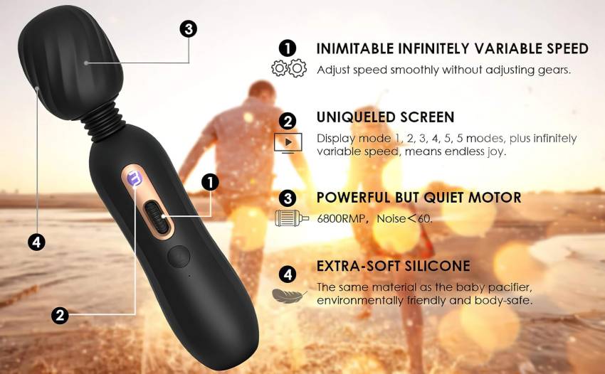 Vibeconnect Myron Wand - melegítő masszírozó vibrátor - Image 12