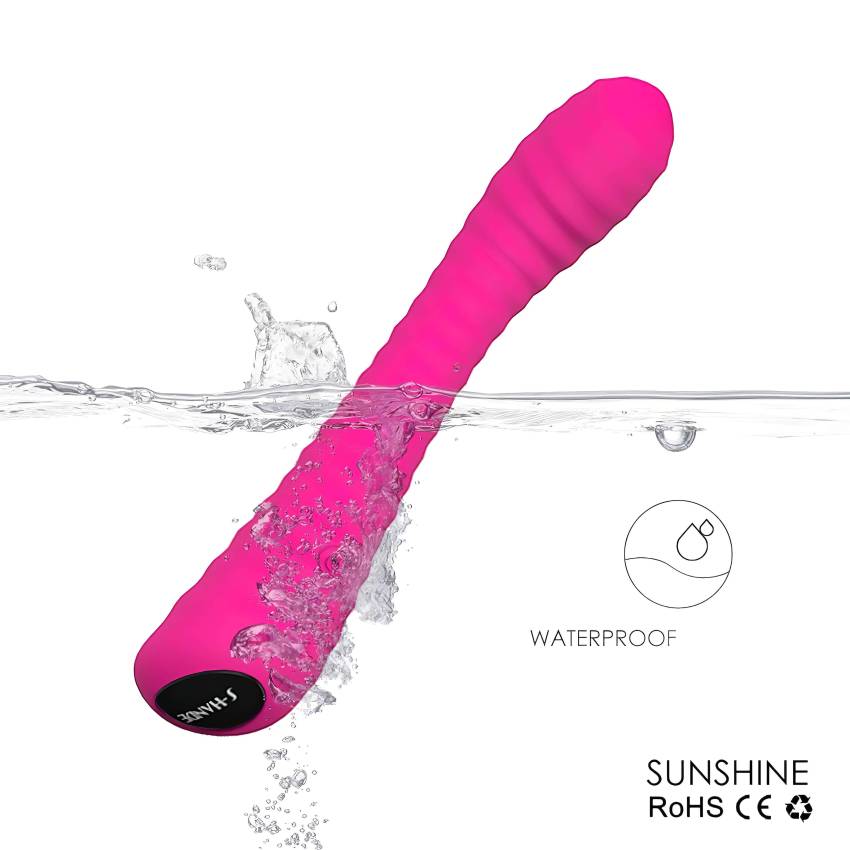 Sex HD Sunshine - akkus, barázdált G-pont vibrátor (pink) - Image 7