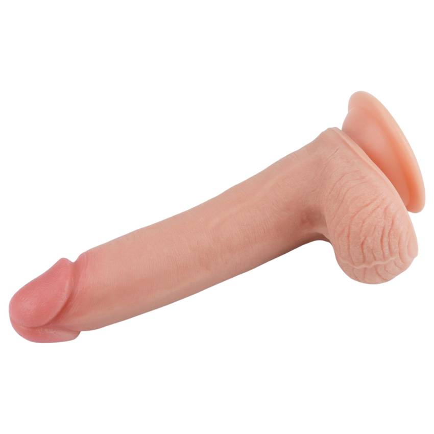 Lovetoy Nature Cock - kétrétegű élethű dildó - 20cm (natúr) - Image 4
