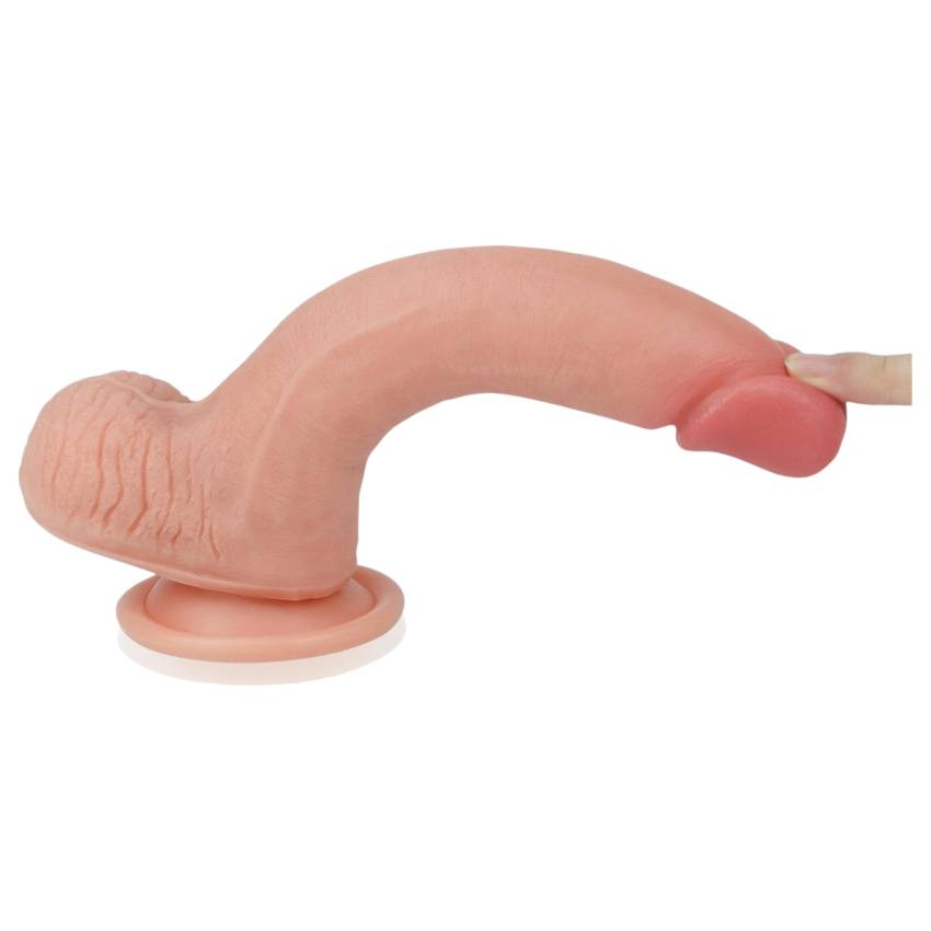 Lovetoy Nature Cock - kétrétegű élethű dildó - 20cm (natúr) - Image 5