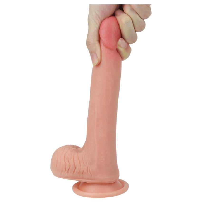 Lovetoy Nature Cock - kétrétegű élethű dildó - 20cm (natúr) - Image 6