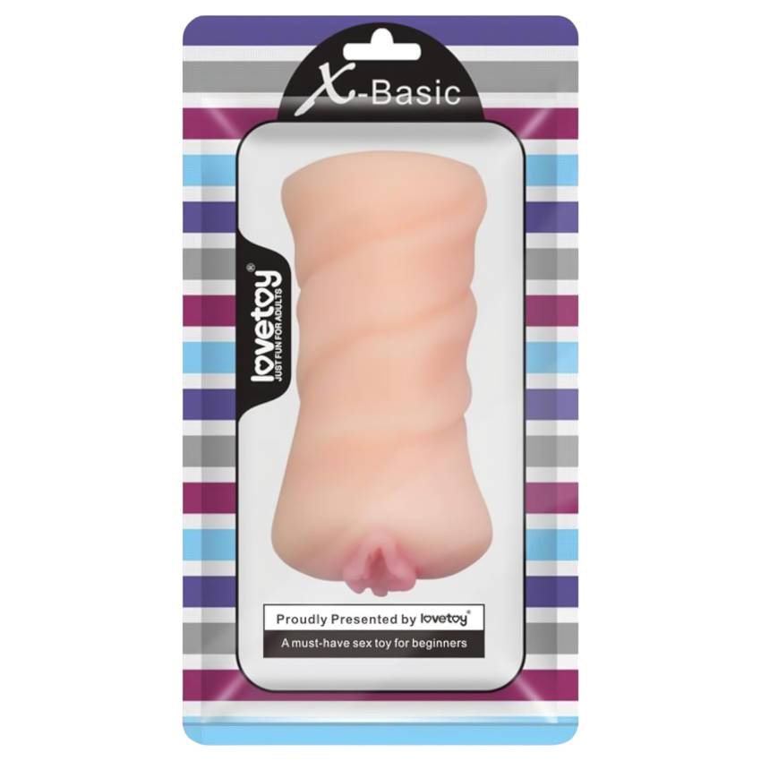 Lovetoy X-Basic - műpunci maszturbátor (natúr) - Image 3