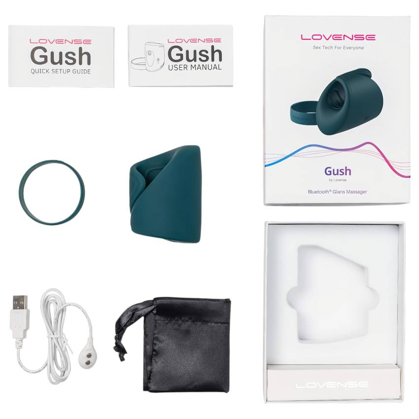 LOVENSE Gush - okos pénisz vibrátor (szürke) - Image 6