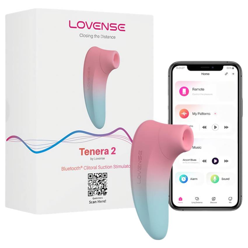 LOVENSE Tenera 2 - okos csiklóizgató (kék-pink) - Image 6