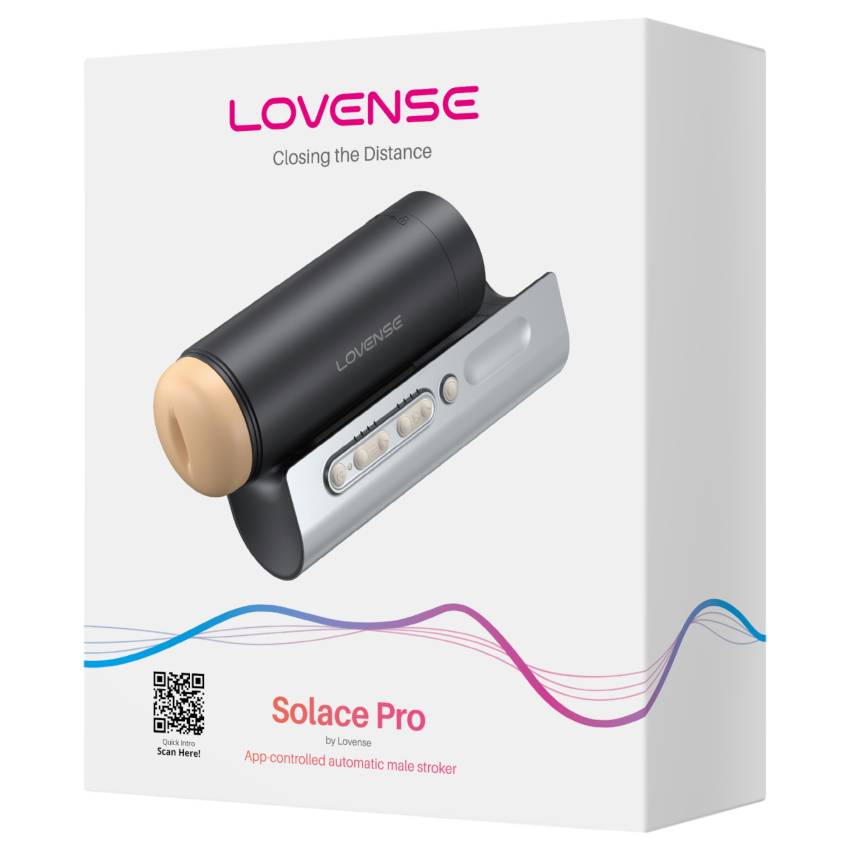 LOVENSE Solace Pro - okos, fel-le mozgó maszturbátor (fekete) - Image 7