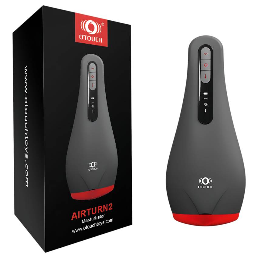 OTOUCH Airturn 2 - akkus szívó maszturbátor (fekete) - Image 8