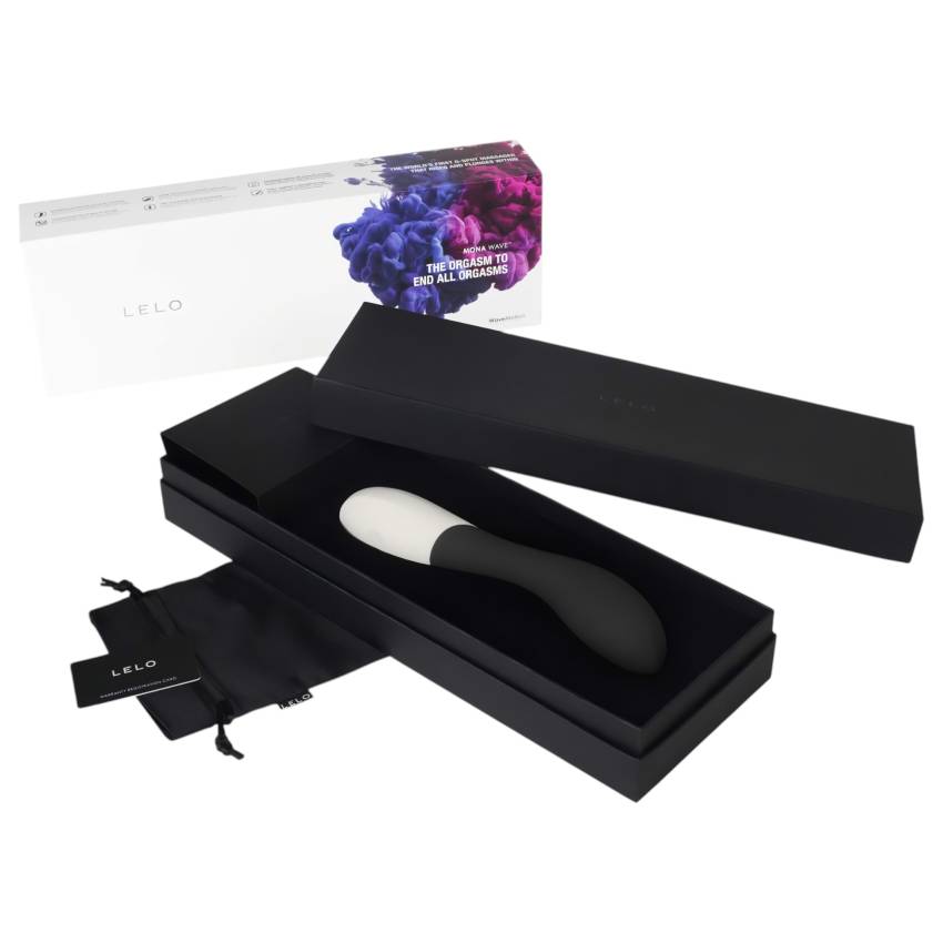 LELO Mona Wave - vízálló G-pont vibrátor (fekete) - Image 3