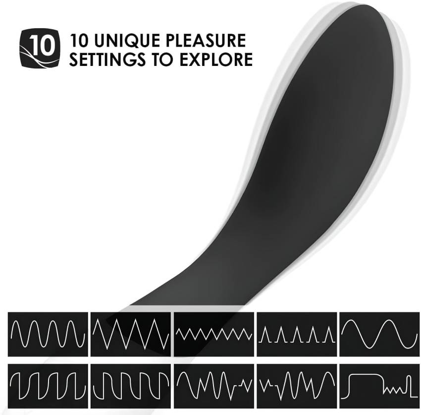 LELO Mona Wave - vízálló G-pont vibrátor (fekete) - Image 7
